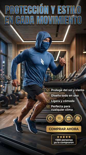 Sudadera con Capucha y Mascarilla Integrada · Hero (principal)